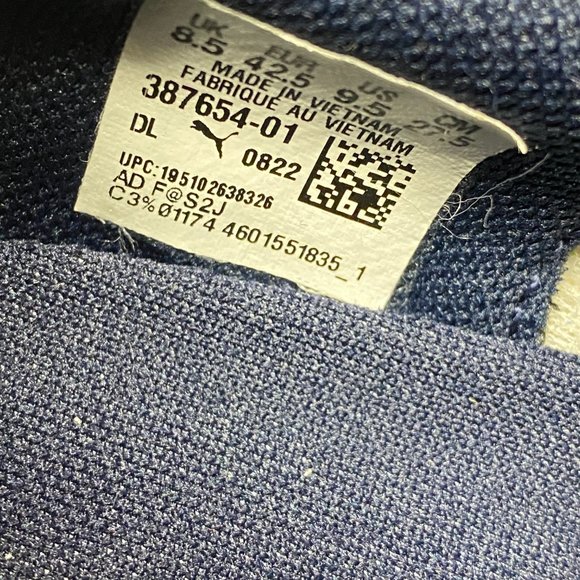 Puma Extent NITRO Energy Mens Athletic Shoes Yellow Blue 387654-01`NEW Sz 9.5 - Picture 8 of 8